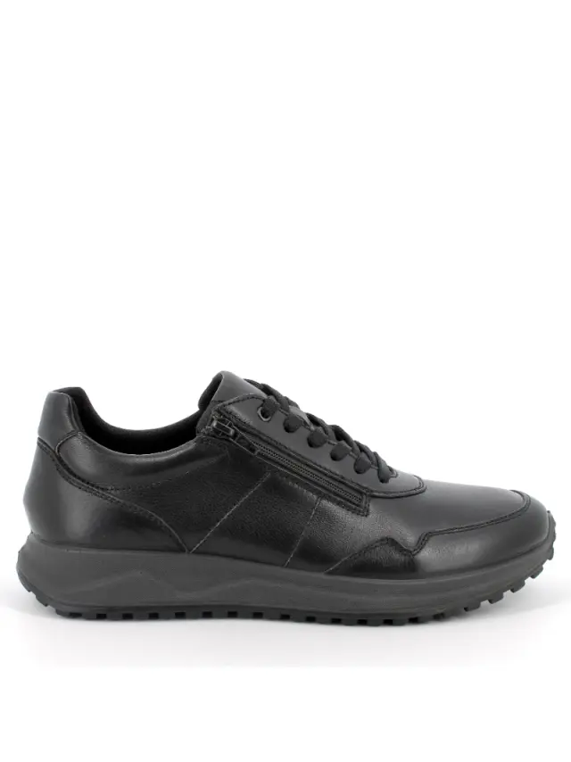 Imac Sneakers Ανδρικό δέρμα Μαύρο IMA/853560 NERO 2