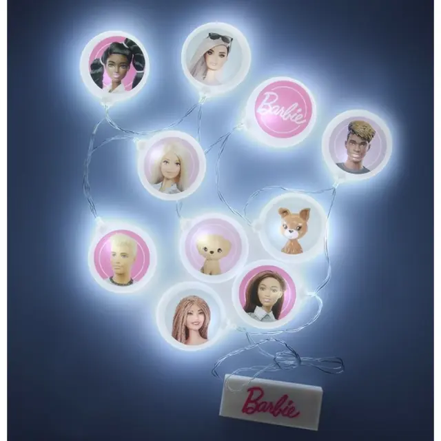 Λαμπάκια Διακοσμητικά Barbie String Lights with Stickers PP11802BR 2