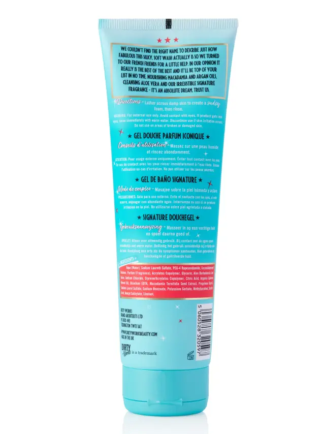 Dirty Works Creme de la Creme Body Wash 280ml 2