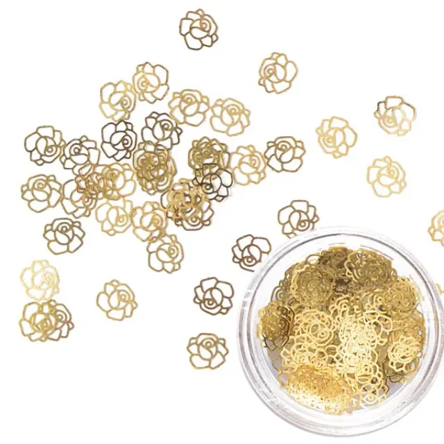 Μεταλλικά Διακοσμητικά - Micro Rose Golden ~5gr (~429τεμ)