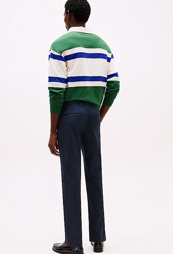 Tommy Hilfiger Denton Παντελόνι Chino Ελαστικό Desert Sky, Μπλέ Σκούρο Μπλε Σκούρο 3