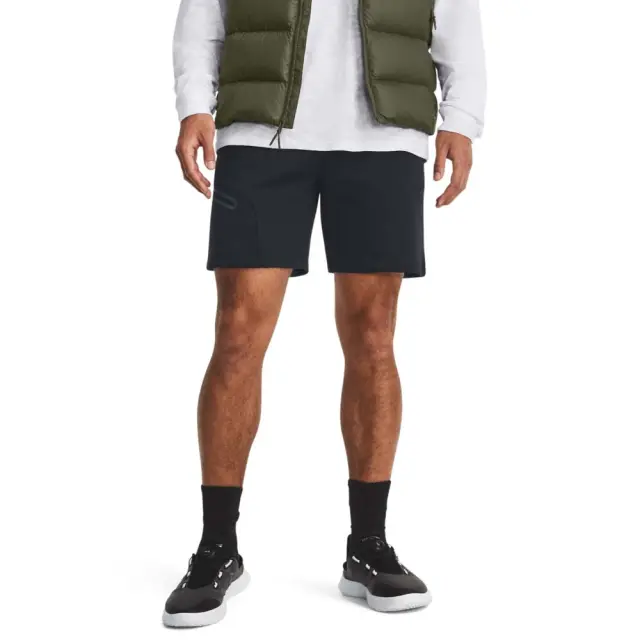 Under Armour Men's Unstoppable Fleece Shorts Μαύρο 1379809-001 (Under Armour)