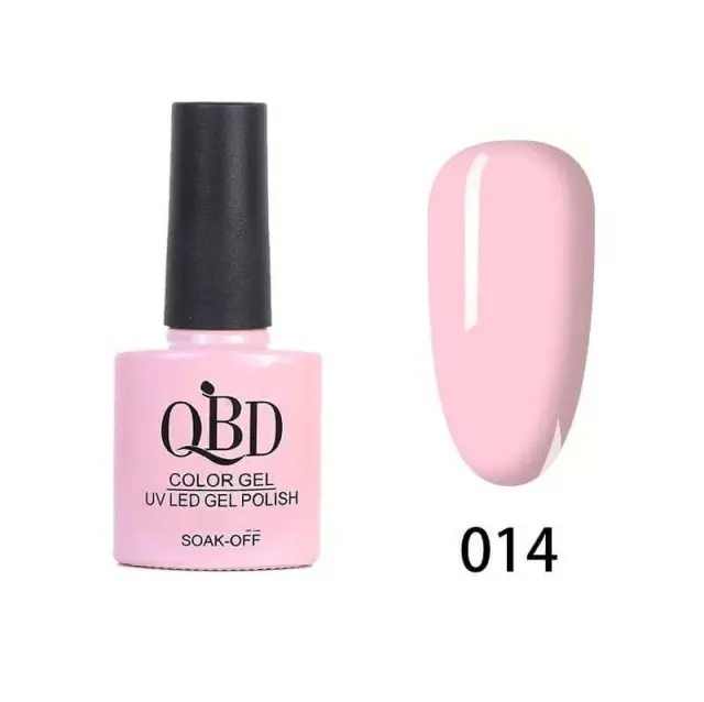 QBD Ημιμόνιμο βερνίκι color Gel Uv/Led Gel Polish 014