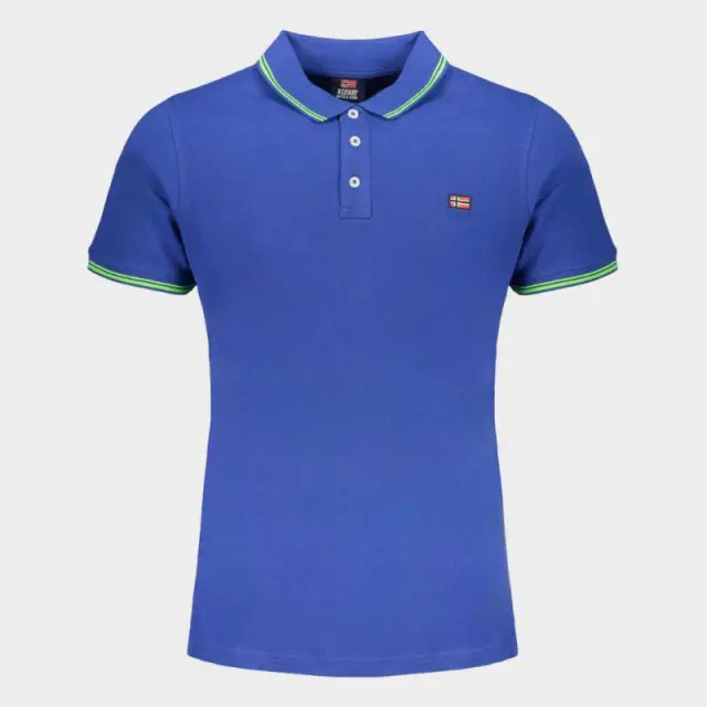 Norway Nautical School - Ανδρικό T-shirt Κοντομάνικο Polo 838862-BLUETT Μπλε - 2XL