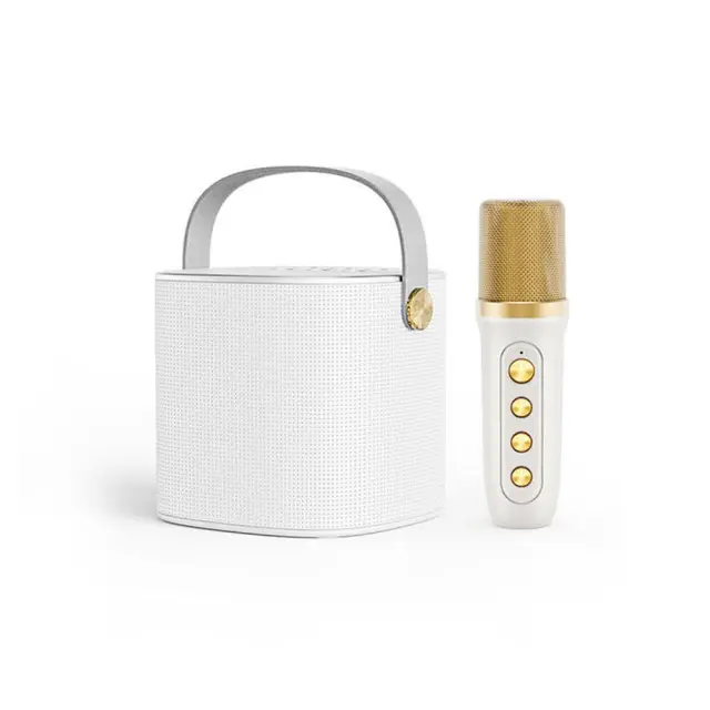 Mini Σύστημα Karaoke με Ασύρματο Μικρόφωνο Bluetooth – TF – USB – AUX YS-101 Λευκό