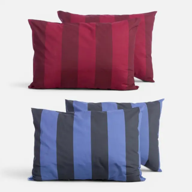 Μαξιλαροθήκη Casual Vertia 52x72 Nef Nef Homeware, 100% ΒΑΜΒΑΚΙ - BORDO (039621) 2