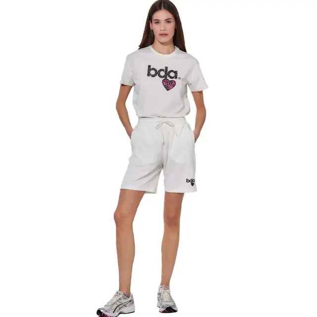 Body Action Women's Essentials French Terry Shorts Άσπρο 031615-02 (Body Action)