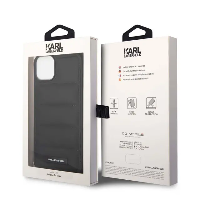 Karl Lagerfeld iPhone 14 Plus Puffy case