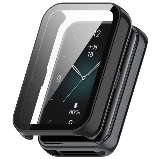 Techsuit® Defense360 Pro Προστασία για Honor Band 10/Band 9- Black