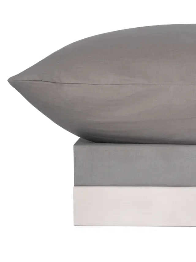 Σετ Σεντόνια Menta 203 Dark Grey Υπέρδιπλο με λάστιχο (170x200+30) Sunshine