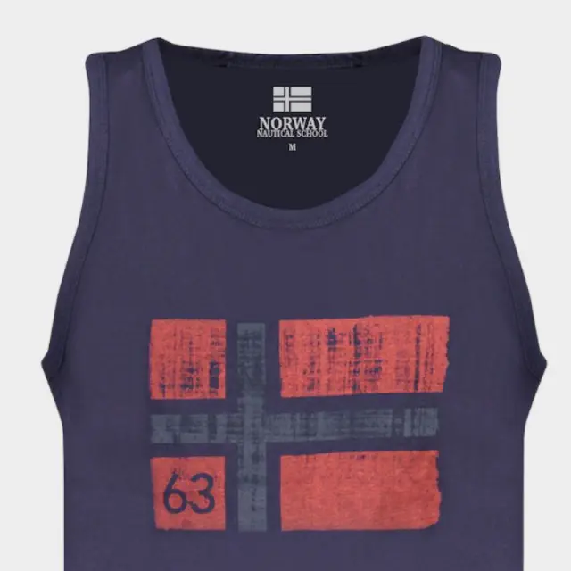 T-Shirt Norway 1963 845919_BLBLU Μπλε - XL 3