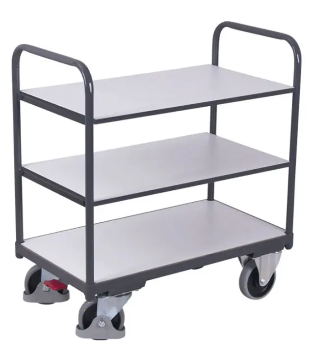 Variofit sw-600.257 Τρόλεϊ Μεταφοράς ESD 3 Επιπέδων για Φορτίο Βάρους ως 250kg