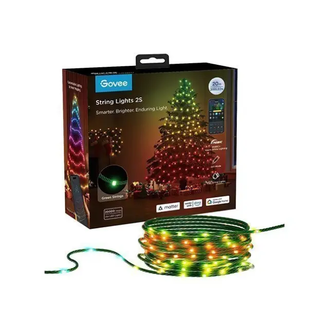 Govee String Lights 2S 20m H80C4 LED RGBWIC (H80C4C41)