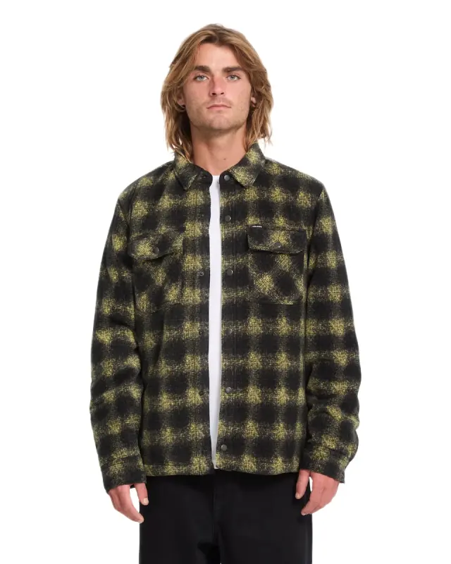 Volcom Bowered II Fleece Shirt ανδρικό overshirt πουκάμισο με επένδυση A5832601-2