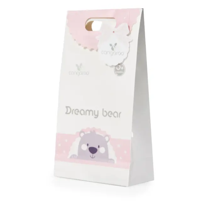 Παιδική Κουβέρτα 75x100cm Dreamy Bear Cangaroo Pink 3800146271015 2