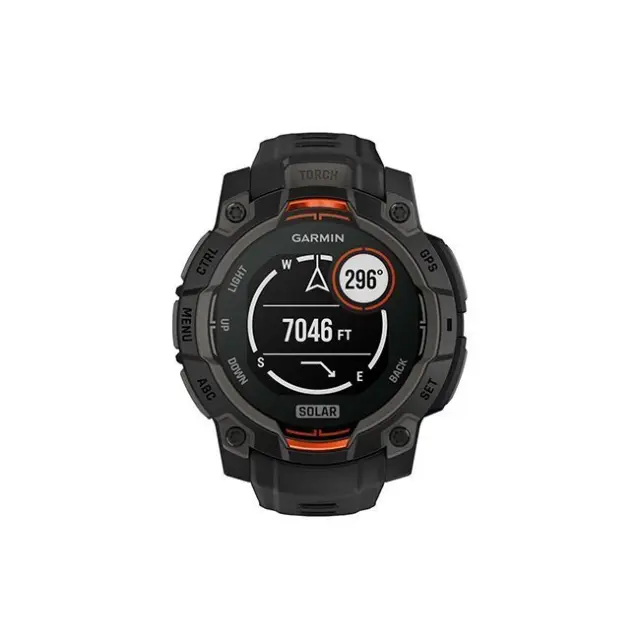 Garmin Instinct 3 Solar 45mm Black / Orange (010-02934-00)