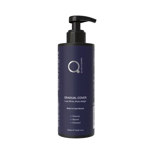 Gradual Cover Wash-In Color Revival 1000ml by QureHomme - Σταδιακή επαναφορά χρώματος μαλλιών για τον άνδρα