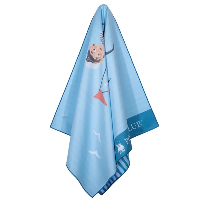 Πετσέτα Θαλάσσης 70x140 280gsm Greenwich Polo Club Junior Micro 4178 Blue 100% Microfiber 2