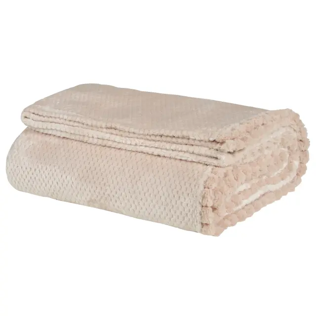 Κουβέρτα 220x240 Υπέρδιπλη 330gsm Das Home 1185 Pink 100% Πολυέστερ 2
