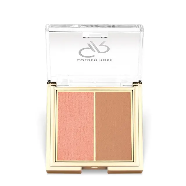 Golden Rose Iconic Blush Duo 01 Rose & Nude 6gr