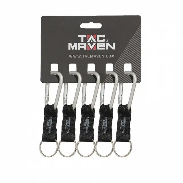 TAC MAVEN Carabiner 6mm-Carabiner από Ελαφρύ Αλουμίνιο 6mm - 02-Silver- Ασημί