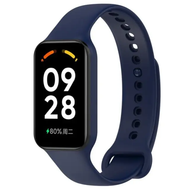Ανταλλακτικό Λουράκι Σιλικόνης για Xiaomi Redmi Smart Band 2/8 Active - Midnight Blue OEM