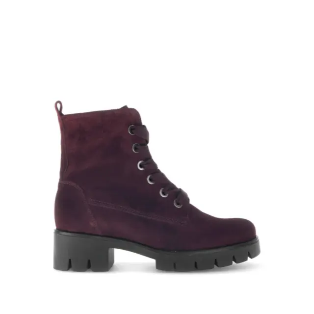 Gabor Μποτάκια Γυναικείο δέρμα Nubuck Μπορντώ GAB/71711 15-MULBERRY