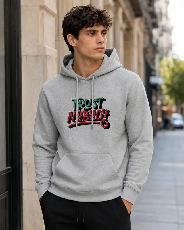Φούτερ Noshame® Γκρι με τύπωμα - 3126023 - XXL