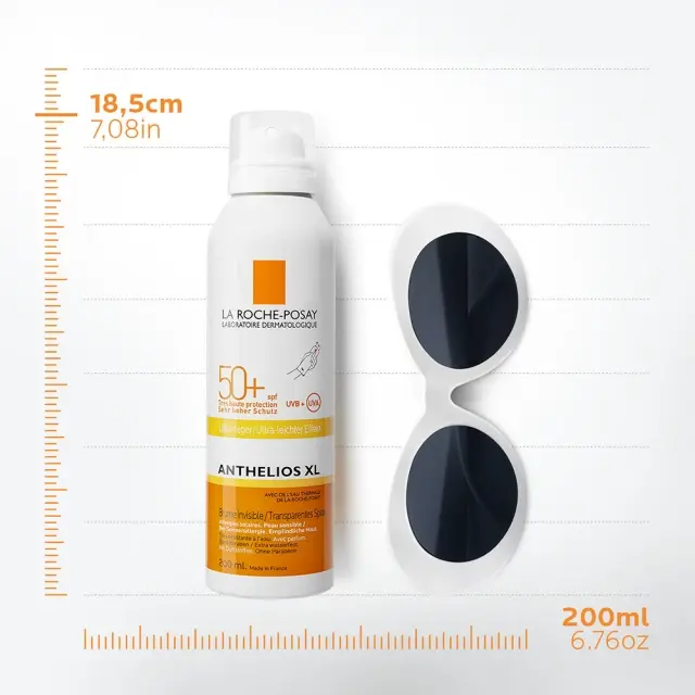 La Roche Posay Anthelios XL Invisible Mist Ultra Light Αδιάβροχη Αντηλιακή Κρέμα Σώματος SPF50 σε Spray 200ml 3