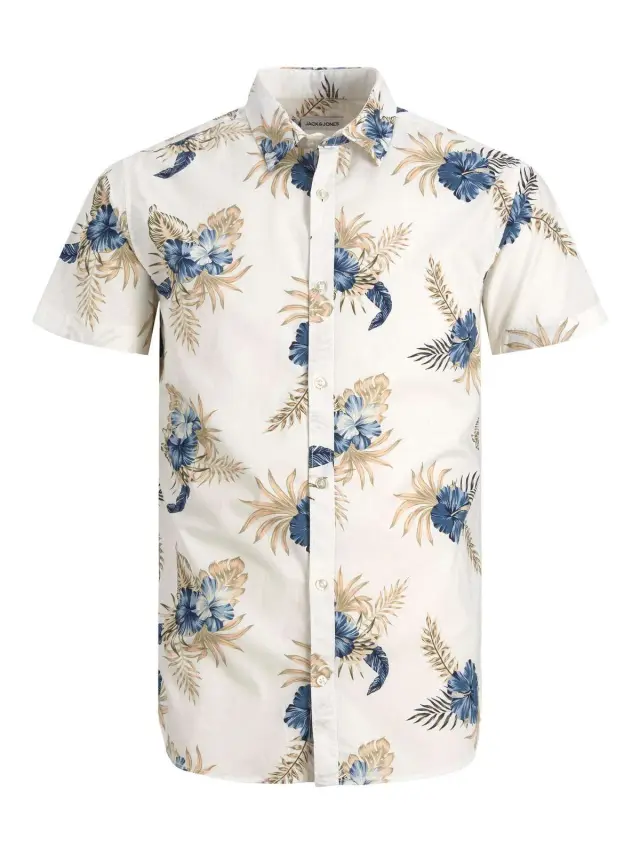 JJBECS SHIRT SS Cloud Dancer