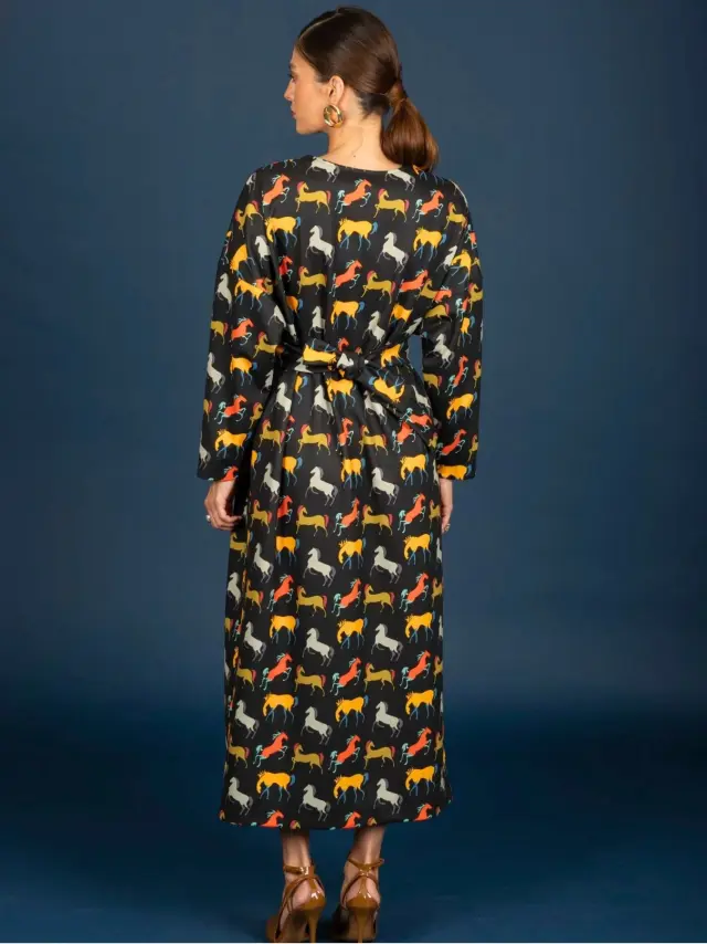 Chaton Clemence Oversize Dress Black - S 2