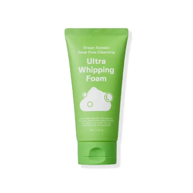Sungboon Editor Green Tomato Deep Pore Cleansing Ultra Whipping Foam, Αφρός Καθαρισμού Προσώπου με εκχύλισμα Πράσινης Τομάτας 120G