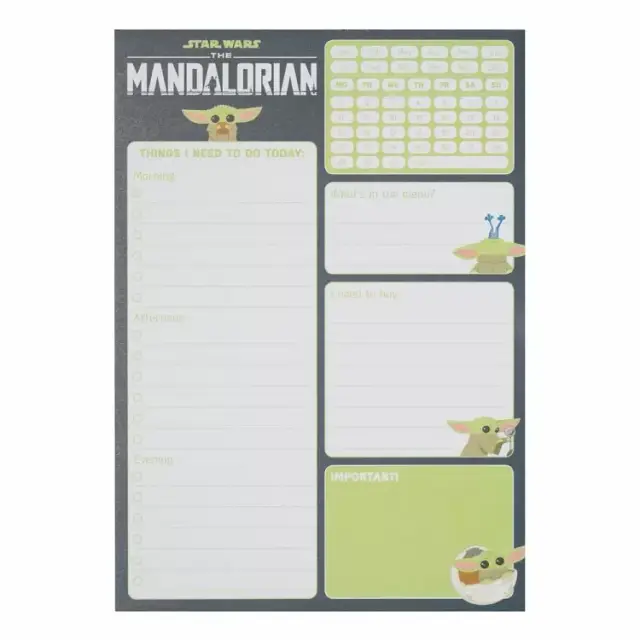 Καθημερινό Πλάνο To Do List Α5 54 Φύλλα STAR WARS THE MANDALORIAN