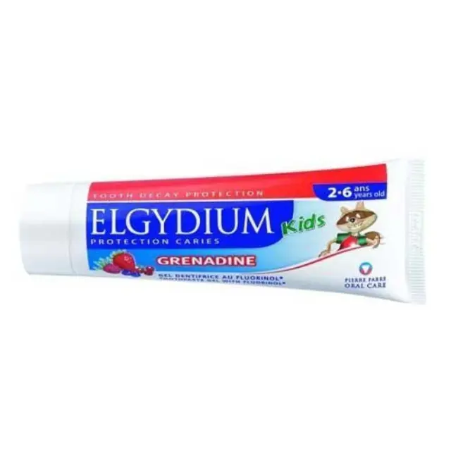 Elgydium Toothpaste Kids Red Berries 1000pmm Παιδική Οδοντόκρεμα κατά της Τερηδόνας με Γεύση Κόκκινα Φρούτα, 50ml 2
