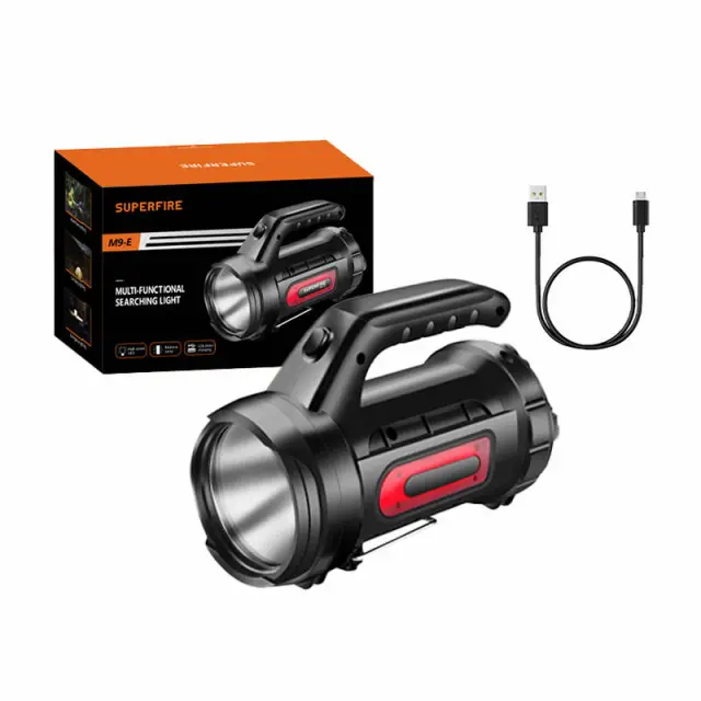 Φακός Superfire M9-E, 900lm, USB