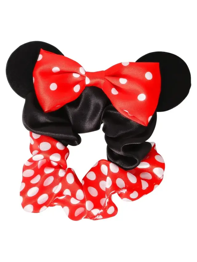 Peershardy MINNIE Λαστιχάκια Μαλλιών - Hair Accessories Shiny "Scrunchies" 3 τμχ (219929) 2