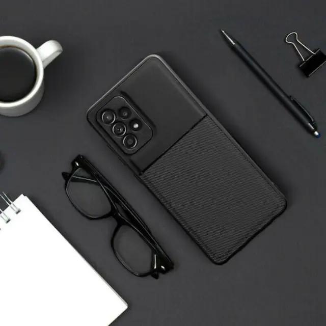Θήκη Forcell Noble Back Cover Πλαστικό / Σιλικόνης Μαύρο (Galaxy A53) 3