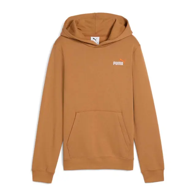 Puma Boy's Essentials 2 Color Small No1 Logo Fleece Hoodie Καφέ 685825-68 (Puma) - 128