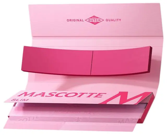 Χαρτάκια Mascotte Original Pink King Size Slim με Τζιβάνα - 34φ. 3