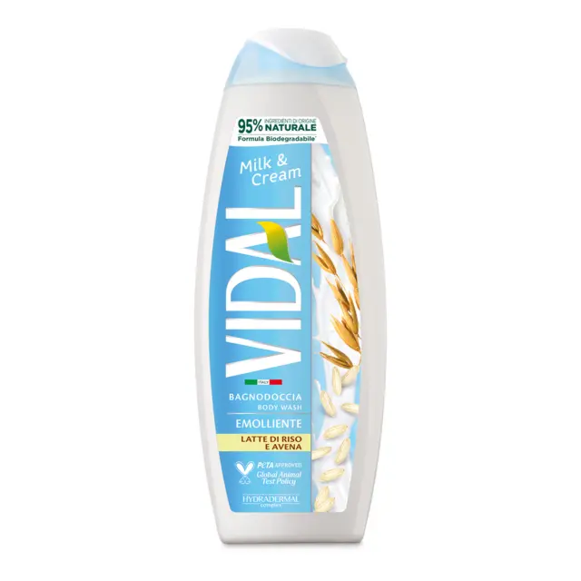 VIDAL Αφρόλουτρο 500ml Milk + Cream