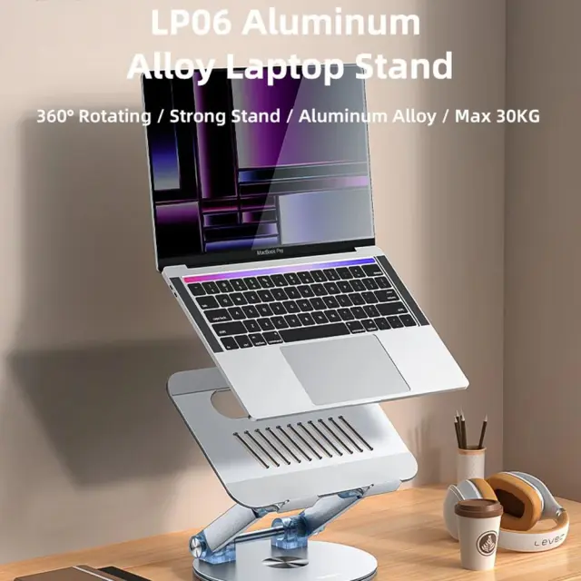 Yesido® Βάση Γραφείου για Laptop έως 17" (LP06)-Silver 2