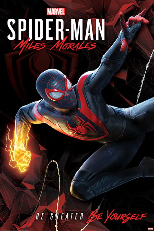 Αφίσα Spider-Man Miles Morales (Cybernetic Swing) 61x91,5εκ - PP34734