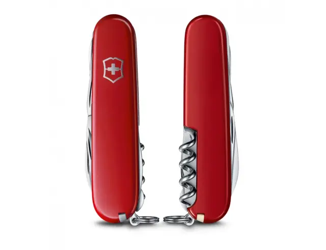 Ελβετικός Σουγιάς Victorinox Huntsman με 15 λειτουργίες και μήκος 9.1cm - Red 1.3713 3