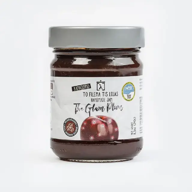 Μαρμελάδα Δαμάσκηνο, The Glam Plum, Χωρίς Ζάχαρη, To Filema tis Lelas, 240γρ