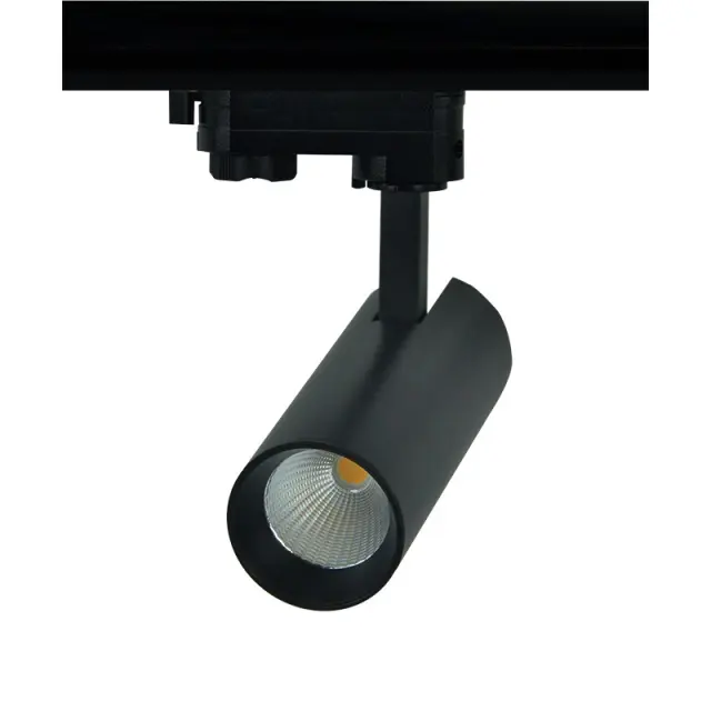 LED ΦΩΤΙΣΤΙΚΟ ΡΑΓΑΣ 230V AC10W 4000K 3-PHASE 36° 1050LM Ra80 Φ55x153mm 5YRS ΑΜΜΩΔΕΣ ΜΑΥΡΟ / SOLINE1040B4