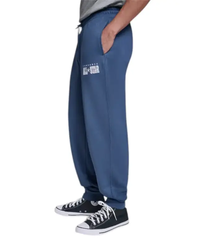 Converse - Ανδρικό Παντελόνι Φόρμας All Star Joggers Cut Through CVM5B161-410 Μπλε - S 2