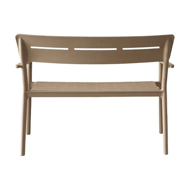 Παγκάκι διθέσιο Cadrin pakoworld cappuccino PP 117x60x83εκ 3