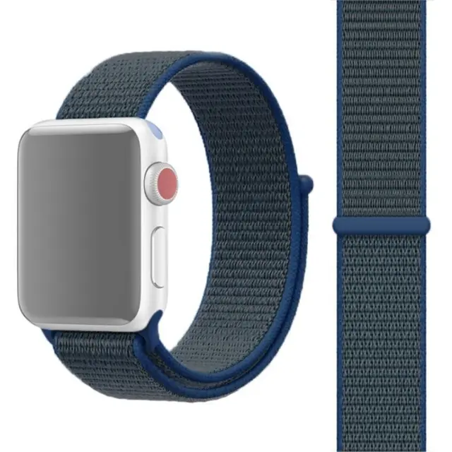 Λουράκι Nylon Velcro για Apple Watch 44/45/46/49mm- Dark Blue OEM