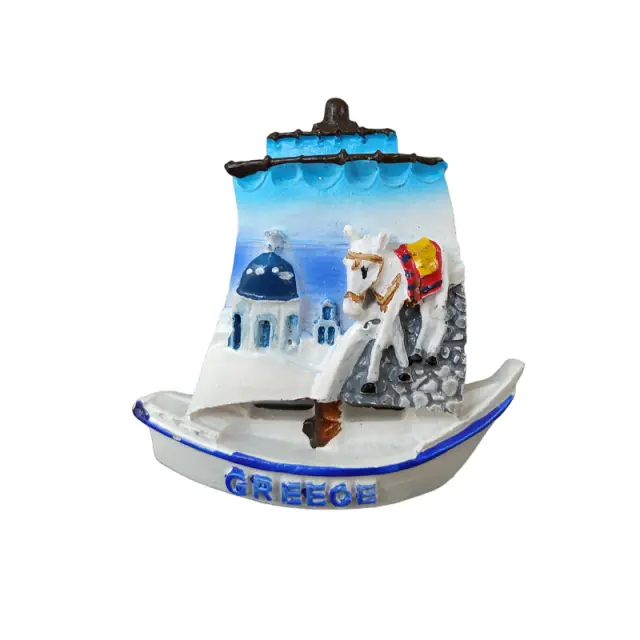 Tουριστικό μαγνητάκι Souvenir – Σετ 12pcs - Resin Magnet - Greece - 678028