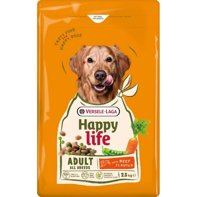 Happy Life Adult Beef Ξηρά Τροφή Σκύλου 2.5kg